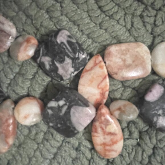 Agate Genuine stone Necklace 20 inch 219.7 grams - Picture 4 of 6